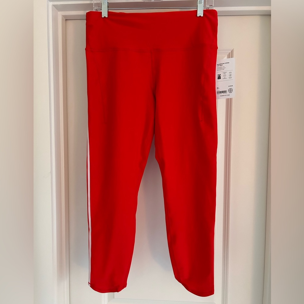 NWT Athleta Women's Red Leggings